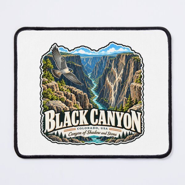Item preview, Black Canyon Colorado USA National Park Visitor Canyon Of Shadow And Stone designed and sold by JonesFlora2025.