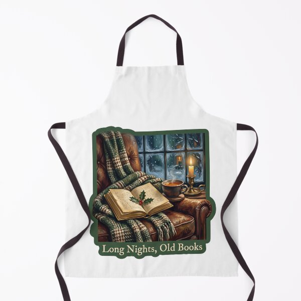 Item preview, Long Nights Old Books — Dark Academia Winter designed and sold by TheCalmEdit.