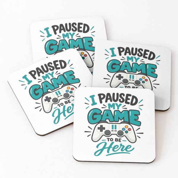 Item preview, I Paused My Game To Be Here Gamer Gaming Humor designed and sold by HumansStuck12.