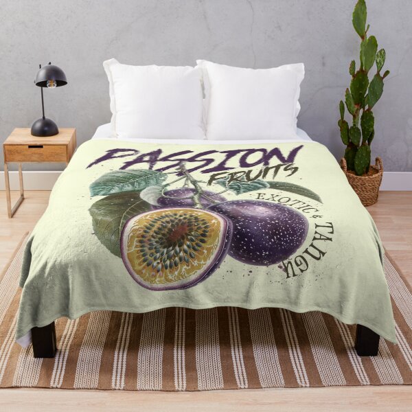 Item preview, Passion Fruits Exotic Tangy Vintage Botanical Illustration Graphic designed and sold by Andrus Stringer.