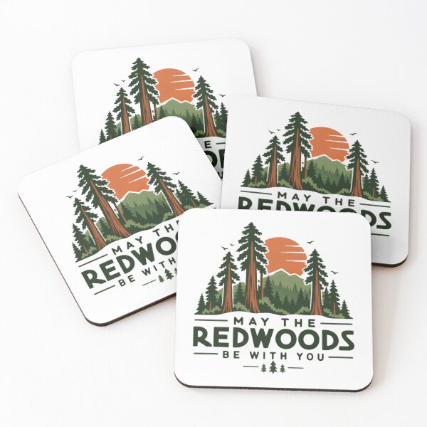 Item preview, May The Redwoods Be With You Nature Lover Hiker Camper Star Wars Parody designed and sold by HumansStuck12.