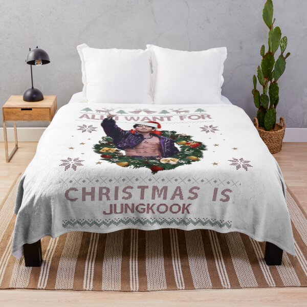Item preview, Jungkook Christmas Holiday, All I Want for Christmas Is Jungkook, Kpop ARMY Fan designed and sold by AdnyMalSOtin.