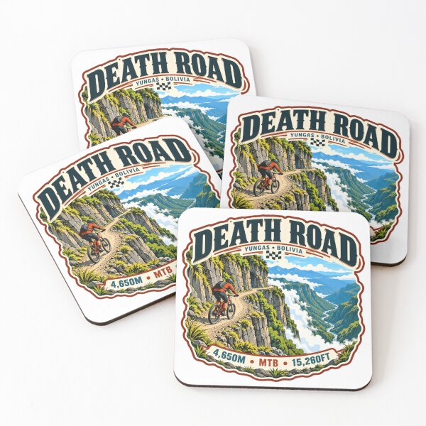 Item preview, Death Road Yungas Bolivia Mountain Biking Biker designed and sold by Simsimah26Parks.