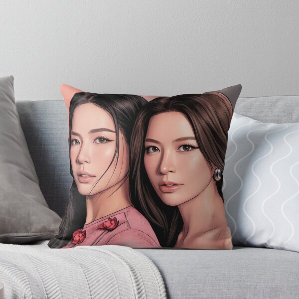 Item preview, BS & PT BinOon Portrait Khom Khlang Sapphic Thai GL Kdrama Actress LGBTQ+ Cartoon Art Wall Decor Comic Print Poster Shirt Cell  designed and sold by Mind Space.
