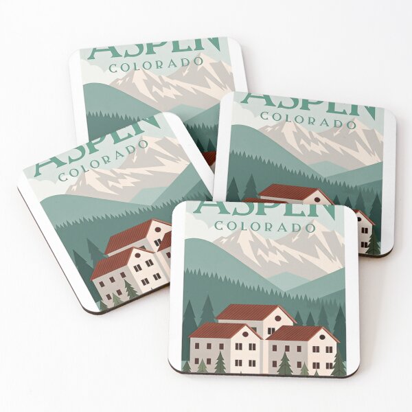 Item preview, Aspen Colorado Mountain Travel Ski Vacation Destination designed and sold by HumansStuck12.