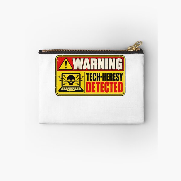 Item preview, Warning Tech-Heresy Detected Programmer Developer IT Cybersecurity designed and sold by HumansStuck12.
