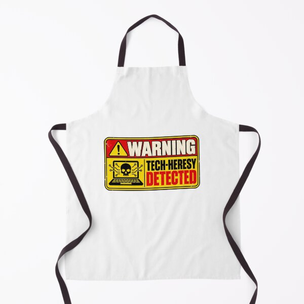 Item preview, Warning Tech-Heresy Detected Programmer Developer IT Cybersecurity designed and sold by HumansStuck12.