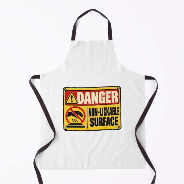 Item preview, Danger Non-Lickable Surface Funny Warning Humor Gag Gift designed and sold by HumansStuck12.