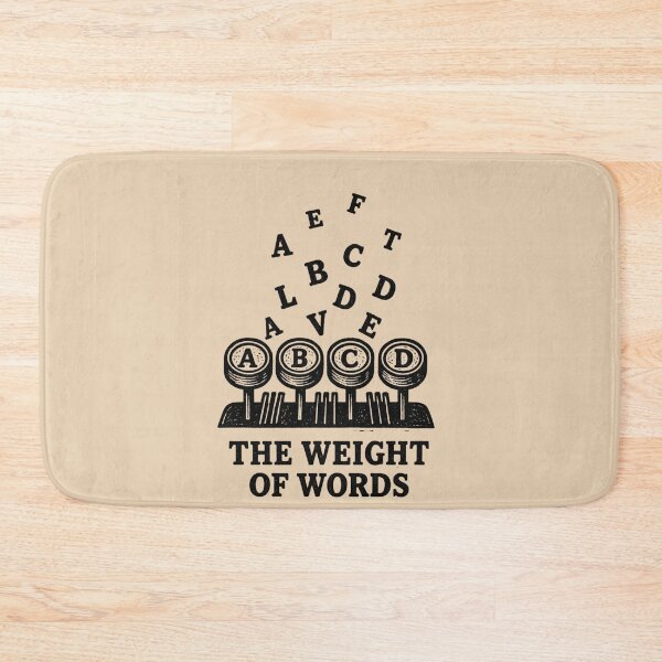Item preview, The Weight of Words – Poetcore Typography designed and sold by Ivy-Triggs.