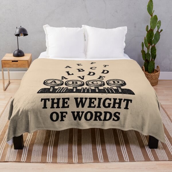 Item preview, The Weight of Words – Poetcore Typography designed and sold by Ivy-Triggs.