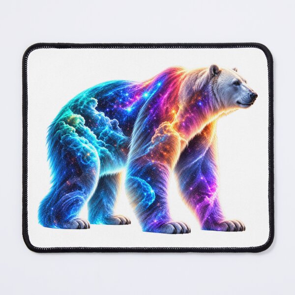 Item preview, Radiant Cosmic Spirit Polar Bear designed and sold by Sillytoe.