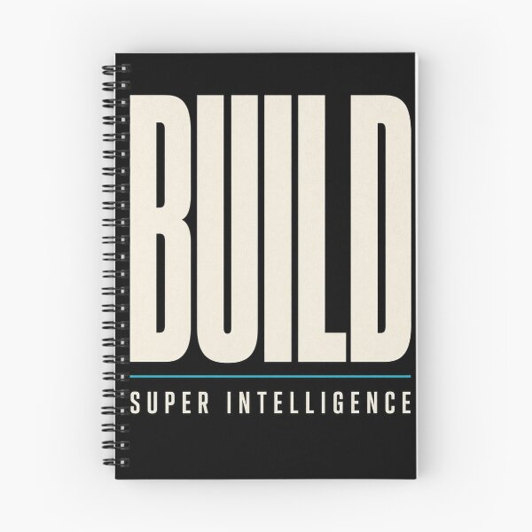 Item preview, BUILD Super Intelligence - Bold One-Word Progress Lockup designed and sold by The Freedom Forge.