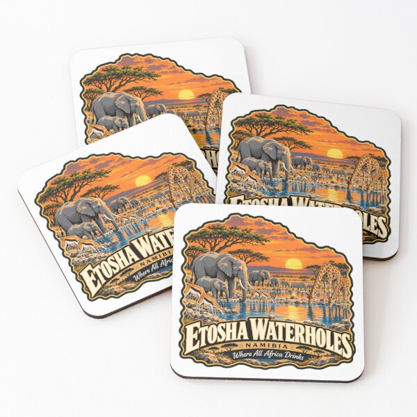 Item preview, Etosha Waterholes Namibia Where All Africa Drinks African Safari Wildlife Travel designed and sold by NeedForParks.