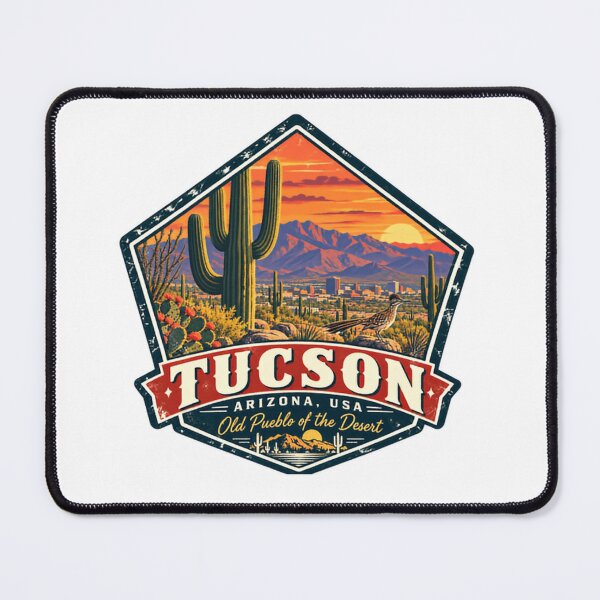Item preview, Tucson Arizona Usa Old Pueblo Of The Desert Travel Destination Souvenir designed and sold by RetroMini2026.
