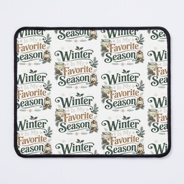 Item preview, Winter Is My Favorite Season Vintage Illustration designed and sold by GlaSher.