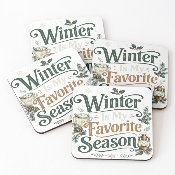 Item preview, Winter Is My Favorite Season Vintage Illustration designed and sold by GlaSher.
