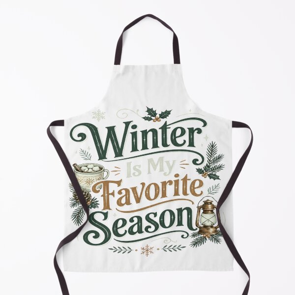 Item preview, Winter Is My Favorite Season Vintage Illustration designed and sold by GlaSher.