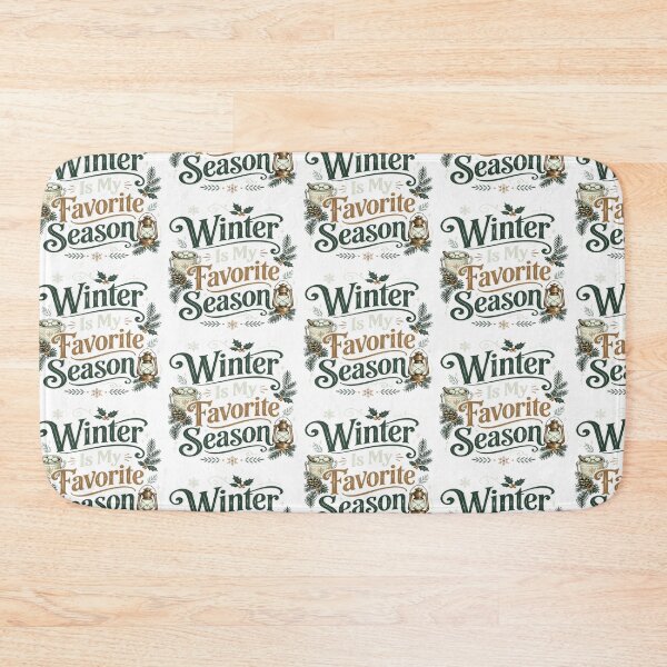 Item preview, Winter Is My Favorite Season Vintage Illustration designed and sold by GlaSher.