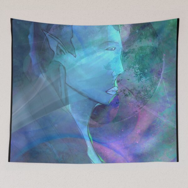 Item preview, "A Beautiful Blue" designed and sold by Spaceart9.