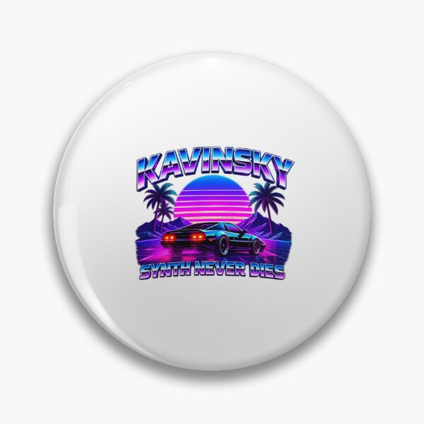 Item preview, Kavinsky 80S Synth-Never-Die Retro Relaxed designed and sold by geofretread.