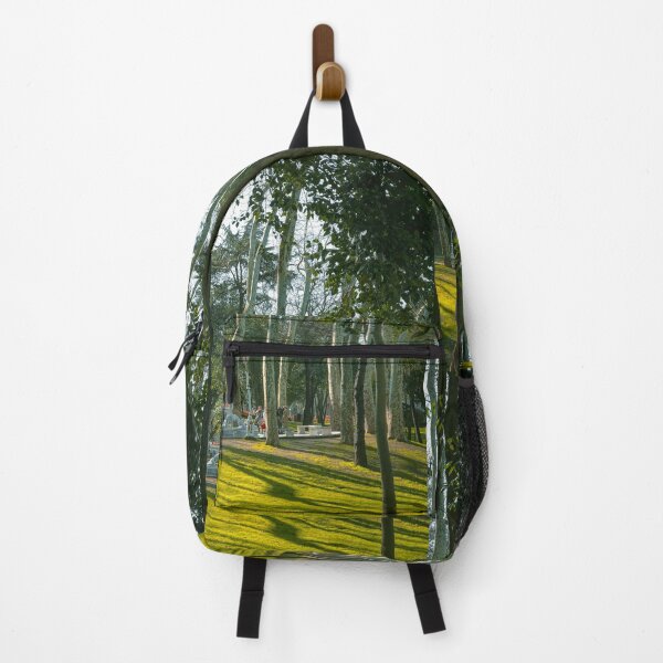 Item preview, Morning Sunlight Streaming Through Tall Trees In Public Park designed and sold by Hutchingse.