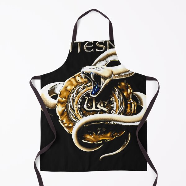 Item preview, Coiled White Snake Emblem For Whitesnake designed and sold by DeborahChav.