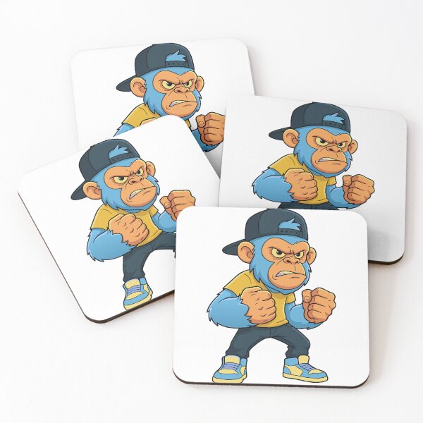 Item preview, Angry Gorilla Street Fighter Cap Sneakers Cartoon Art designed and sold by Rupesh-Art26.