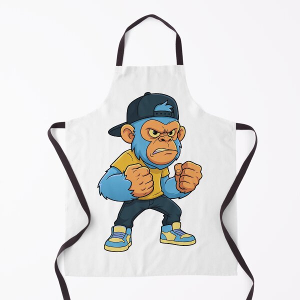 Item preview, Angry Gorilla Street Fighter Cap Sneakers Cartoon Art designed and sold by Rupesh-Art26.