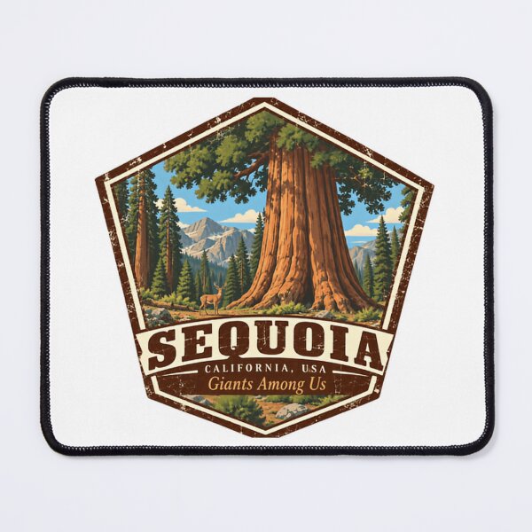 Item preview, Sequoia California, USA Giants Among Us National Park Travel Nature designed and sold by NightGlyph.