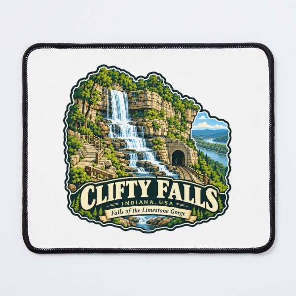 Item preview, Clifty Falls Indiana USA Falls Of The Limestone Gorge Travel Souvenir designed and sold by NeedForParks.