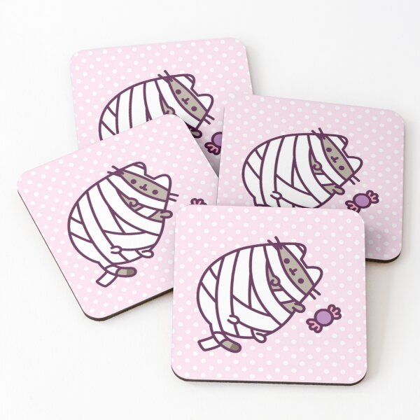 Aperçu de l'œuvre Broche chat kawaii mignonne pour Halloween créée et vendue par StickkEmUpp.