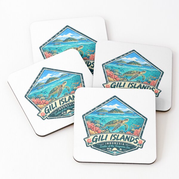 Item preview, Gili Islands Indonesia Turtles Of The Turquoise Sea Tropical Island Vacation Souvenir designed and sold by RetroMini2026.