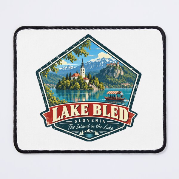 Item preview, Lake Bled Slovenia The Island In The Lake Travel Vacation Tourist designed and sold by RetroMini2026.