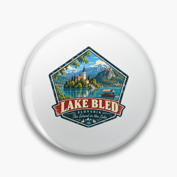 Item preview, Lake Bled Slovenia The Island In The Lake Travel Vacation Tourist designed and sold by RetroMini2026.