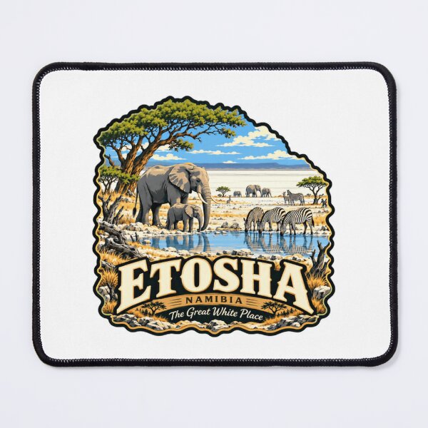 Item preview, Etosha Namibia The Great White Place African Safari National Park Wildlife Travel designed and sold by NeedForParks.