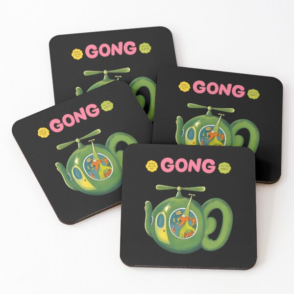 Item preview, GONG Flying Teapot Psychedelic Music Art designed and sold by KarienaleeKk.