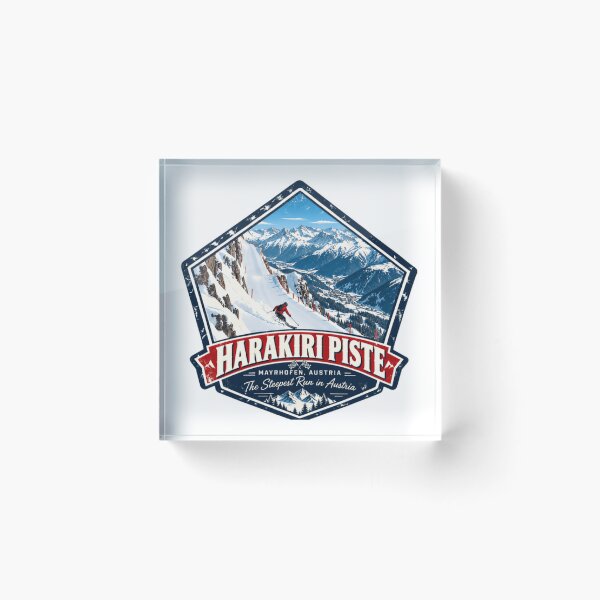 Item preview, Harakiri Piste Mayrhofen, Austria The Steepest Run In Austria Skier Winter Sports Travel designed and sold by NightGlyph.