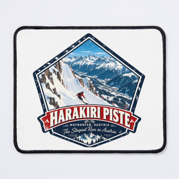 Item preview, Harakiri Piste Mayrhofen, Austria The Steepest Run In Austria Skier Winter Sports Travel designed and sold by NightGlyph.