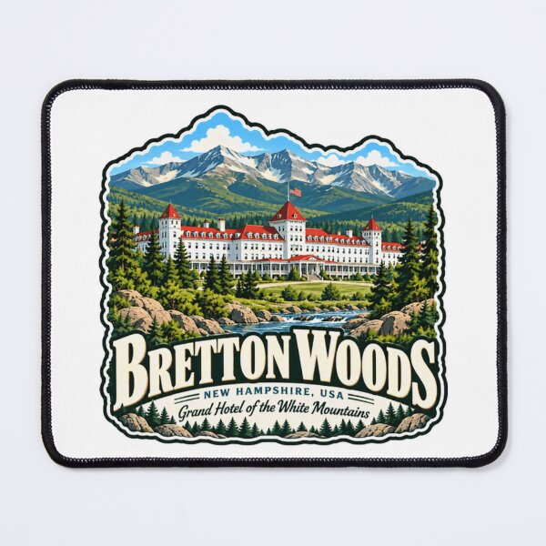 Item preview, Bretton Woods New Hampshire USA Grand Hotel Of The White Mountains Vacation Travel designed and sold by NightGlyph.