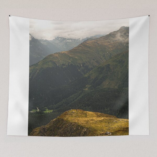 Item preview, Majestic Green Mountain Range View From Hilltop Peak designed and sold by Hutchingse.