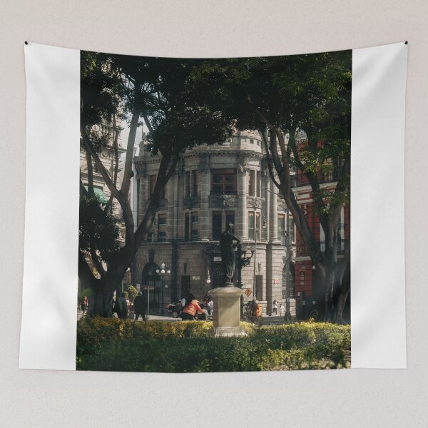 Item preview, Classic Historic Building Framed By Urban Park Trees designed and sold by Hutchingse.