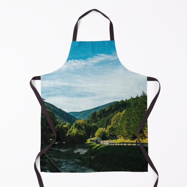 Item preview, Shallow Stream Flowing Through Forested Mountain Valley designed and sold by Hutchingse.
