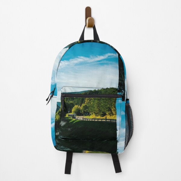 Item preview, Shallow Stream Flowing Through Forested Mountain Valley designed and sold by Hutchingse.