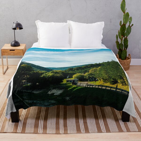 Item preview, Shallow Stream Flowing Through Forested Mountain Valley designed and sold by Hutchingse.