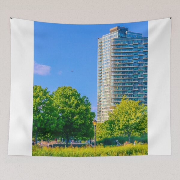 Item preview, Modern High Rise Skyscraper Next To Lush City Park designed and sold by Hutchingse.