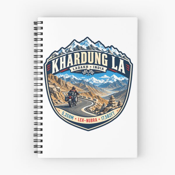 Item preview, Khardung La Ladakh India Leh - Nubra Motorcycling Adventure designed and sold by RetroMini2026.