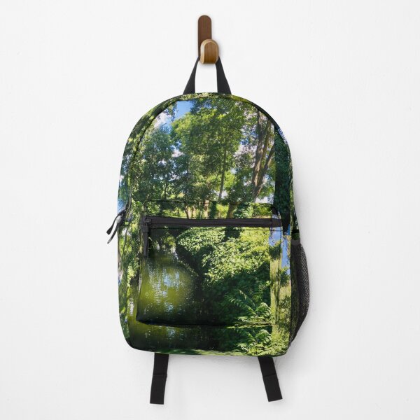 Item preview, Tranquil Stream Flowing Through Dense Green Forest designed and sold by Hutchingse.