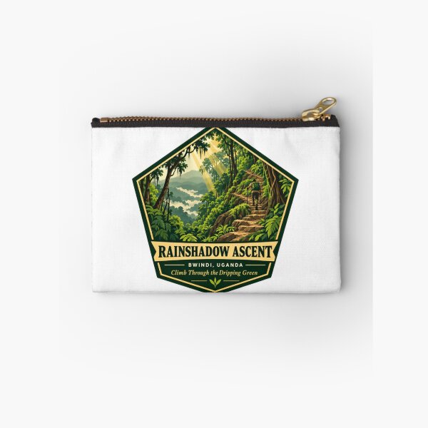 Item preview, Rainshadow Ascent Bwindi Uganda Climb Through The Dripping Green Hiking Travel Adventure designed and sold by RetroMini2026.