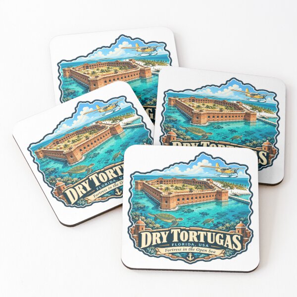 Item preview, Dry Tortugas Florida USA Fortress In The Open Sea National Park Travel Souvenir designed and sold by NightGlyph.