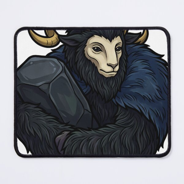 Item preview, Krampus with a Massive Block of Coal - Gothmas Dark Christmas Emblem designed and sold by IllumeInk.